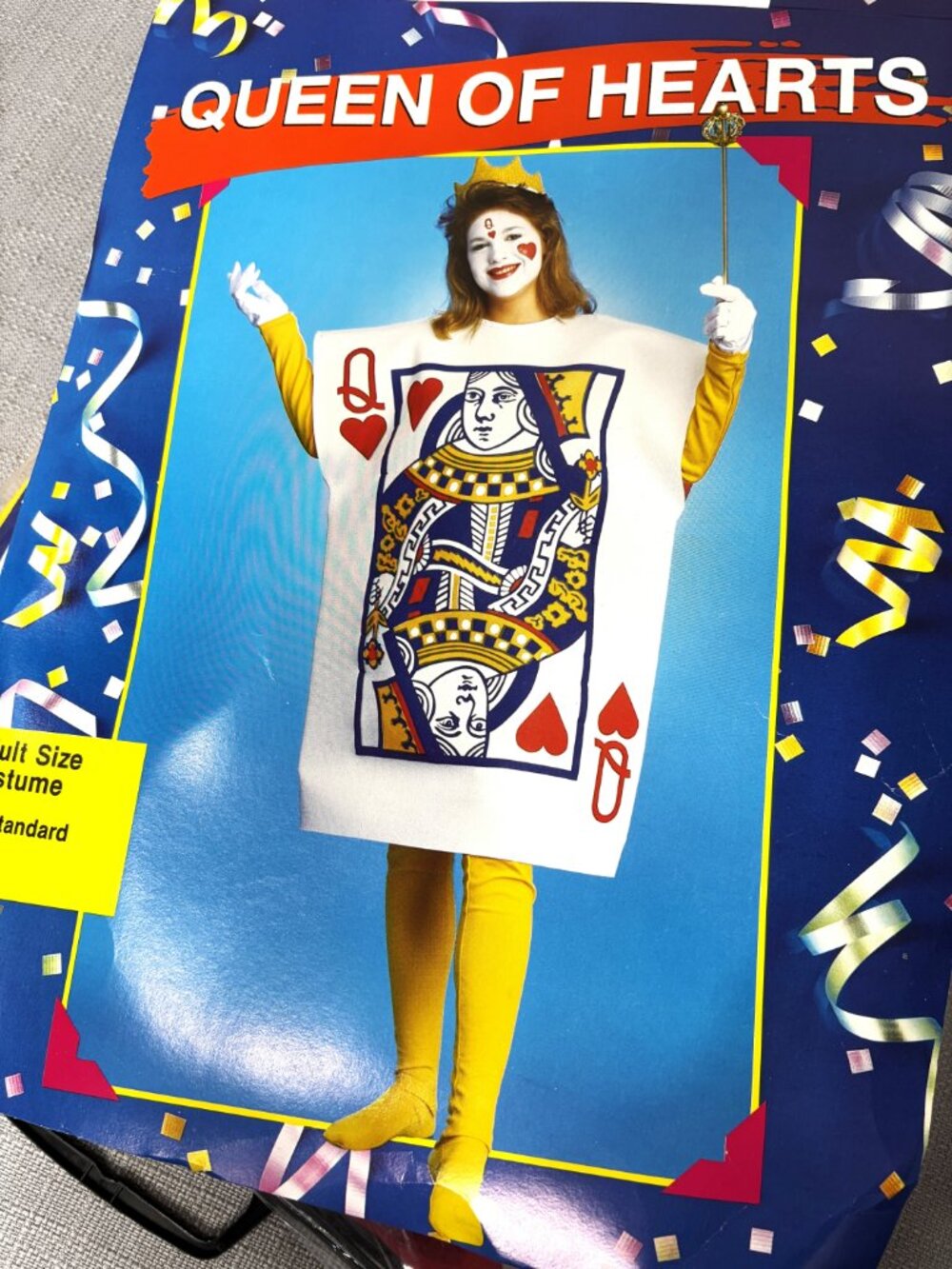 Rubie’s Joker Playing Card Costume Unisex Tunic One Size NWT NOS VTG